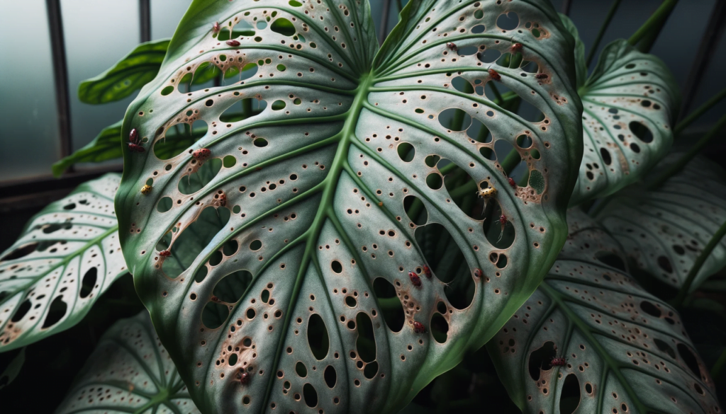 Swiss Cheese Plant is susceptible to a range of pests and diseases