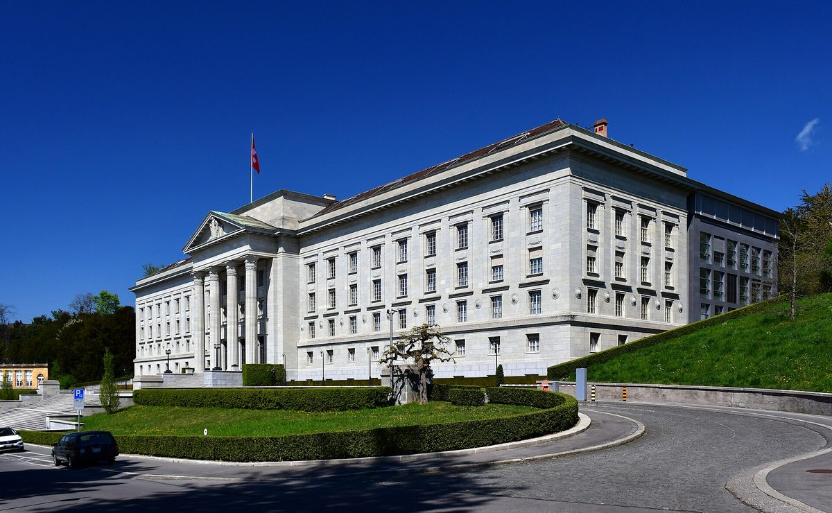 Not the capital of Switzerland, but home to its top court: the Federal Supreme Court in Lausanne